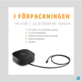 Miniatyrbild 8 av 8: HP USB-C G5 grundläggande dockningsstation