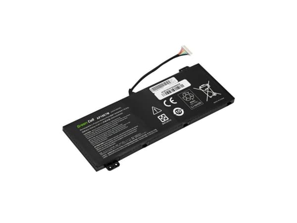 Green Cell - Batteri til bærbar PC (tilsvarer: Acer AP18E7M, Acer AP18E8M) - litiumpolymer - 4-cellers - 3620 mAh - svart