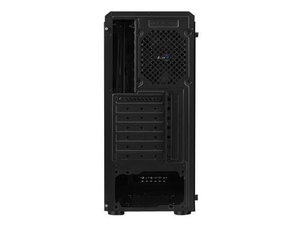 AeroCool Rift - Tower - ATX - genomskinlig sidopanel - ingen strömförsörjning (ATX) - svart - USB/ljud
