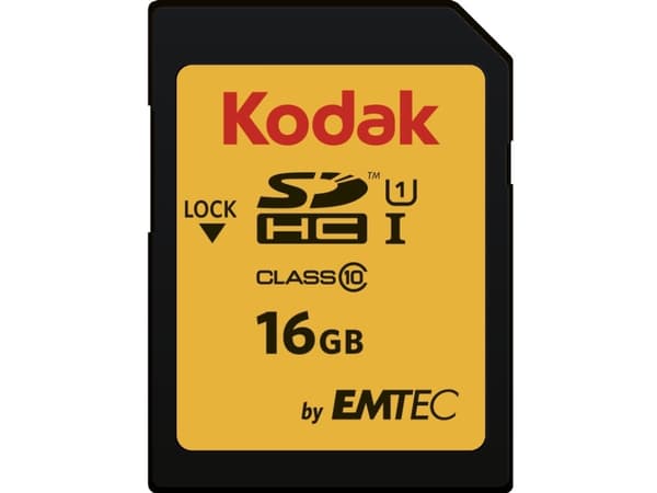 Kodak - Flashminnekort - 16 GB - UHS-I U1 / Class10 - 580x - SDHC UHS-I