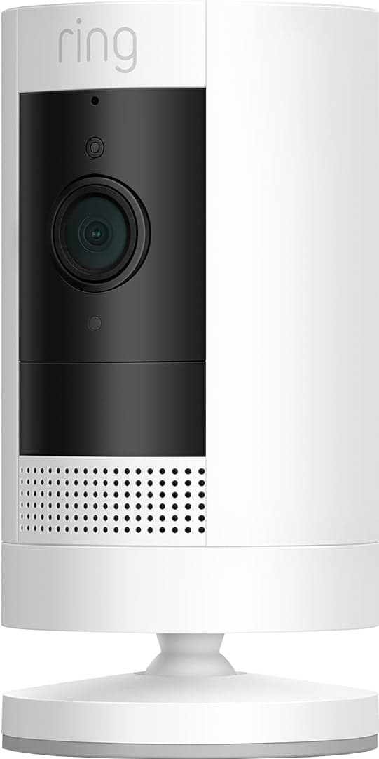 Ring - Stick Up Cam Pro Security Camera White Vit