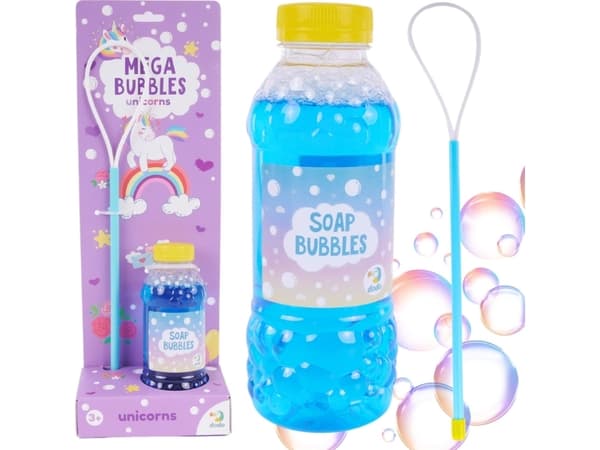 Dodo Soap Bubbles Mega Unicorns Soap Bubble Liquid Stick Rim