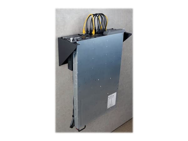 Eaton Tripp Lite Series Wallmount Rack 2U Vertical Rack Bracket 175lb Capacity - Monteringsfäste - väggmontering - svart - 2U - 19"