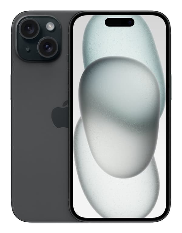 Apple iPhone 15 15,5 cm (6.1") Dubbla SIM-kort iOS 17 5G USB Type-C 128 GB Svart Svart