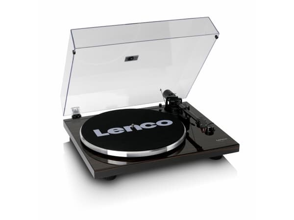 Lenco LBT-345WA, beltedrevet platespiller, valnøtt, aluminium, metall, tre, karbonfiber, aluminium, 33,45 rpm, USB Type-B