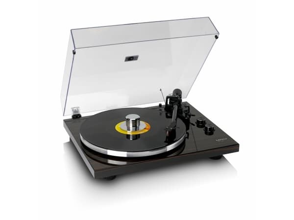 Lenco LBT-345WA, beltedrevet platespiller, valnøtt, aluminium, metall, tre, karbonfiber, aluminium, 33,45 rpm, USB Type-B