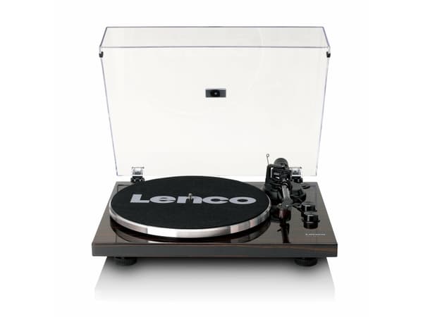 Lenco LBT-345WA, beltedrevet platespiller, valnøtt, aluminium, metall, tre, karbonfiber, aluminium, 33,45 rpm, USB Type-B