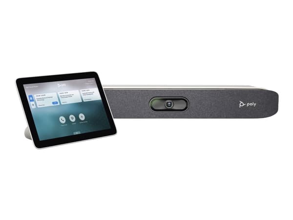 Poly Studio X30 - Alt-i-ett-videobar (Poly TC8-kontroller, videolinje) - Zoom Certified, Certified for Microsoft Teams, Google Meet Certified