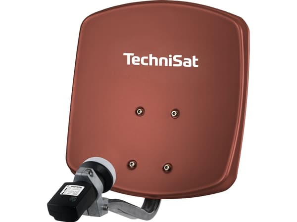 Technisat SAT speil med LNB, 33 cm speil, aluminium, enkelt LNB (1433/2195)
