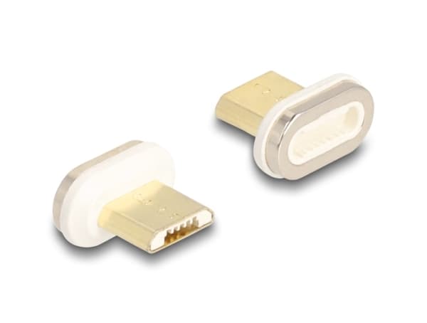 Delock magnetisk adapter USB typ Micro-B-kontakt