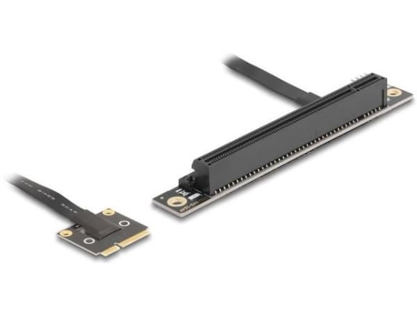 DeLOCK 81294, Mini PCI Express, PCIe, Sort, 0,2 m, 1 stykker, Boks