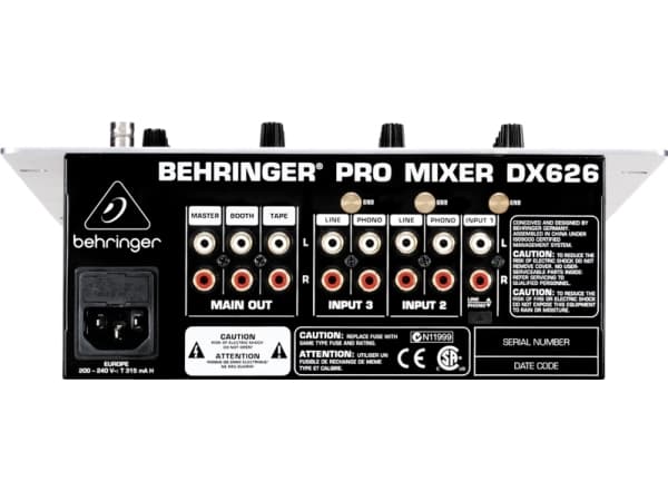 Behringer DX626, XLR, AC, 100 - 120, 200 - 240 V, LED, 254 mm, 305 mm