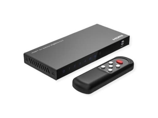 ROLINE HDMI Switch 8K60Hz 4x med IR (14.01.3587)