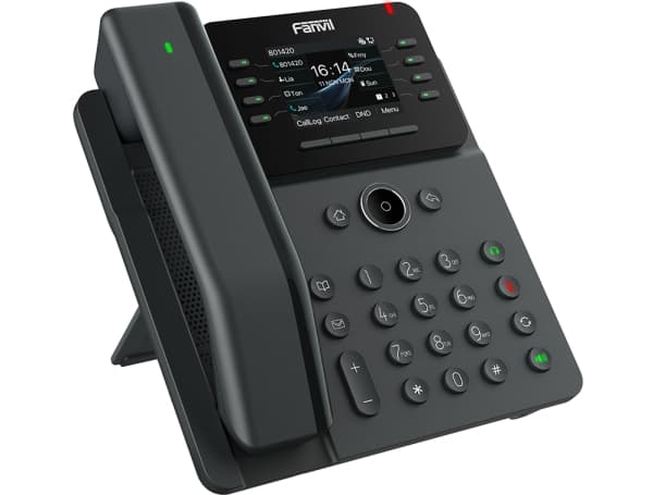 Fanvil V62 Pro, IP-telefon, Sort, Trådløst håndsett, Bord/Vegg, SIP-info, 12 linjer
