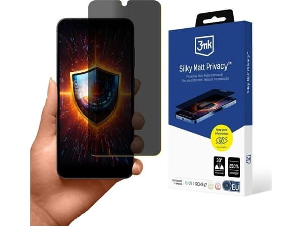 3MK Silky Matt Privacy-folie for Samsung Galaxy S25+