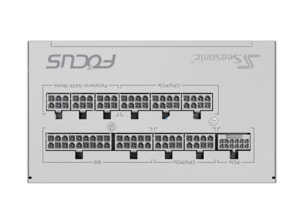 Seasonic FOCUS GX White ATX 3 (2024) 850 - Strømforsyning (intern) - ATX12V 3.1/ EPS12V - 80 PLUS Gold - AC 100-240 V - 850 watt - hvit