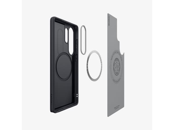 Spigen Nano Pop (MagFit), Omslag, Samsung, Galaxy S25 Ultra, 17,5 cm (6.9"), Svart