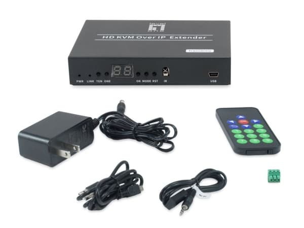 LevelOne HVE-6701T HDMI-videoseinä IP PoE-lähetin bw