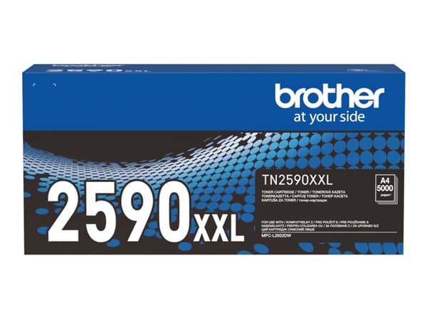 Brother TN2590XXL - Super High Yield - svart - original - boks - tonerpatron - for Brother MFC-L2922DW