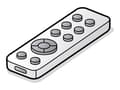 Miniatyrbilde 1 av 2: BenQ RCX016 - Fjernstyring - for BenQ LW500, LW500ST, MH560, MS560, MW560, MX560