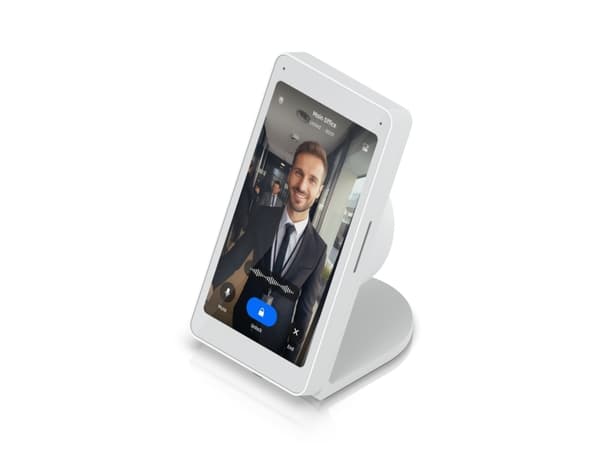 Ubiquiti UACC-Intercom-Viewer-TS, Stand, White, Ubiquiti, Aluminium, Polycarbonate (PC), Rubber, Freestanding, UA-Intercom-Viewer