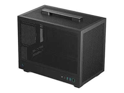 DeepCool CH160 MESH - Mini-ITX - ingen strömförsörjning (SFX / SFX-L) - svart - USB/ljud