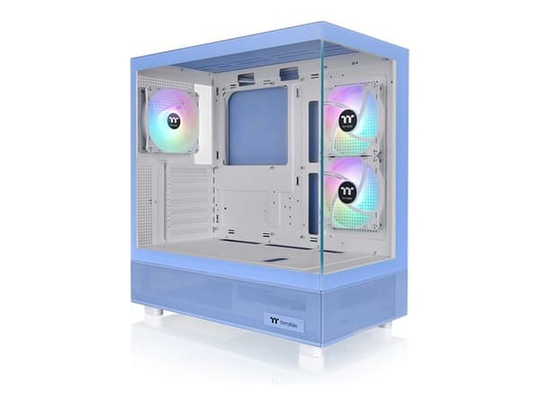 Thermaltake View 270 Plus TG ARGB - Mid tower - utökad ATX - genomskinlig sidopanel (härdat glas) - ingen strömförsörjning (PS/2) - hortensia blå - U Blå