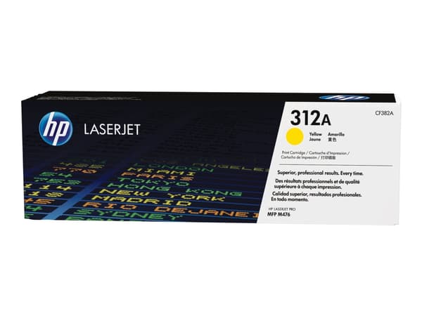 HP 312A - Gul - original - LaserJet - tonerkassett (CF382A) - för Color LaserJet Pro MFP M476dn, MFP M476dw, MFP M476nw