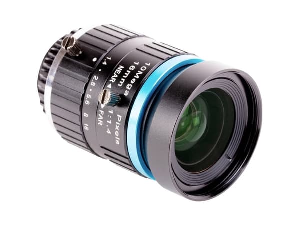 Raspberry Pi® SC0123 RPIZ CAM 16MM TO Vidvinkel-kameraobjektiv Passer til: Raspberry Pi®