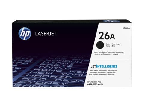 HP 26A svart original LaserJet-tonerkassett, 3100 sider, Sort, 1 stykker