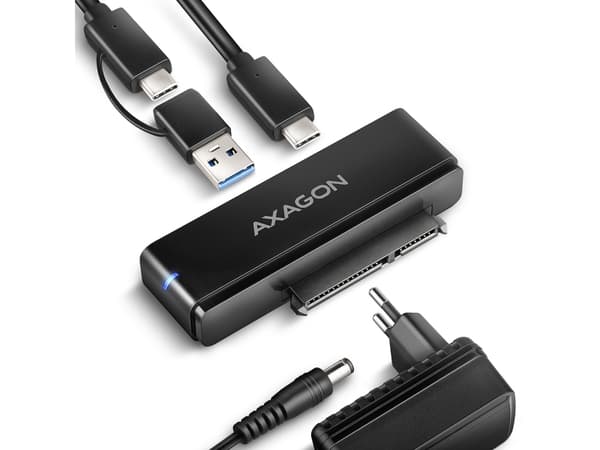 Axagon Nicht kategorisiert, USB Type-C, SATA, Sort, PC / Notebook / Tablet, China, CE, RoHS Sort