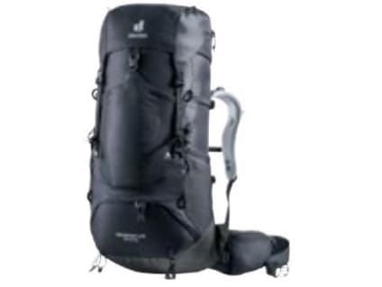 Deuter Aircontact Lite 35+10 SL, Innvendig ramme, Topp, Turgåing, Sort, Grafitt, Unisex, Polyamid, Polyester