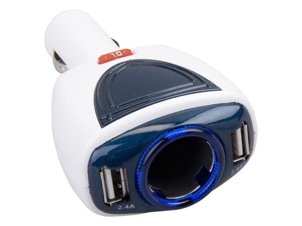 USB-lader 4.8a 12/24 2xUSB