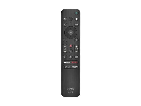 Savio RC-13, TV, IR langaton, Painikkeet, musta musta