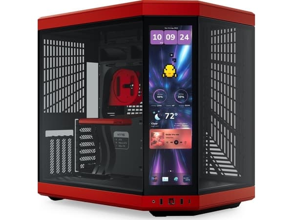 HYTE Y70 Touch Infinite , Tower case (black, Tempered Glass x 2) | CDON