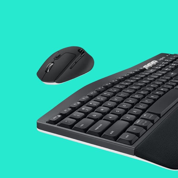 Logitech MK850 Performance tangentbord Mus inkluderad Universal Trådlös RF + Bluetooth QWERTZ tyska Svart