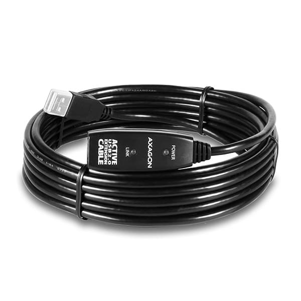 Axagon ADR-205 USB-kablar USB 2.0 5 m USB A Svart