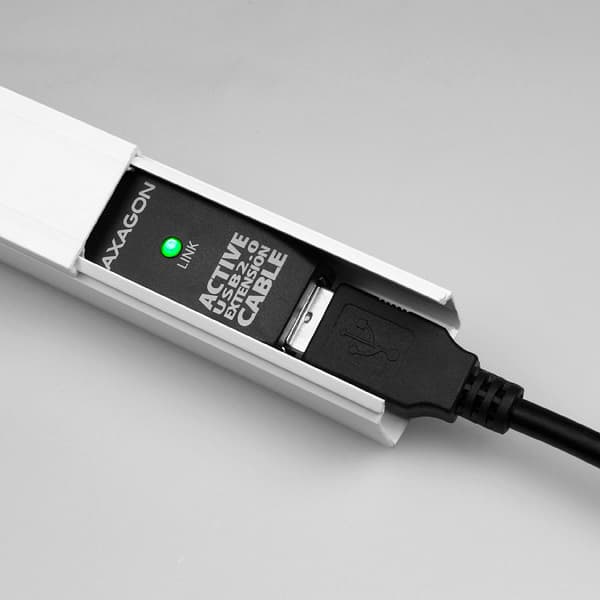 Axagon ADR-205 USB-kablar USB 2.0 5 m USB A Svart
