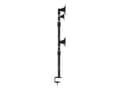Miniatyrbild 4 av 5: Multibrackets M VESA Deskmount Officeline Quad - Ställ - justerbar arm - för 4 LCD-bildskärmar - stål - svart - skärmstorlek: 15"-30" - klämma, monte