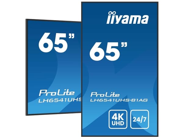 iiyama LH6541UHS-B1AG, 163,8 cm (64,5"), LCD, 3840 x 2160 pixlar, 24/7