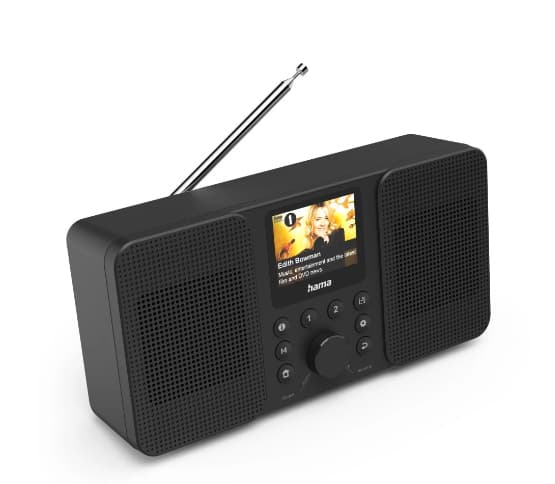 Hama 00054257, Personlig, Digitalt, DAB, DAB+, FM, 3 W, TFT, 6,1 cm (2.4")