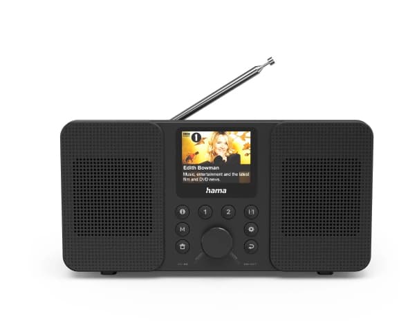 Hama 00054257, Personlig, Digitalt, DAB, DAB+, FM, 3 W, TFT, 6,1 cm (2.4")