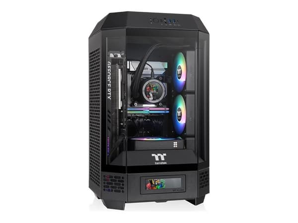 Thermaltake The Tower 250, Mini Tower, PC, Svart, Vit, Mini-ITX, SPCC, 21 cm Svart, Vit