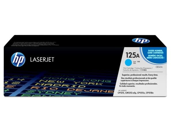 HP Toner CB541A Cyan HV with ColorSphere Toner CLJ CP1215 1515 1518