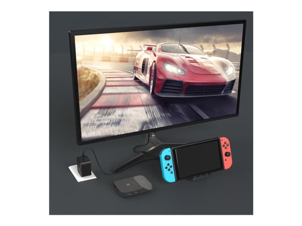 j5create JCD620 - Mini-dockningsenhet - för Nintendo Switch - USB-C - HDMI - 1GbE - Europa