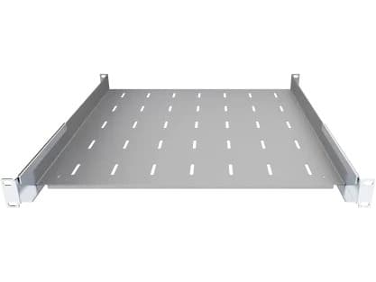 NetRack 19'' 1 U/450 mm hyllplan, konsoler, ask (119-100-450-021)