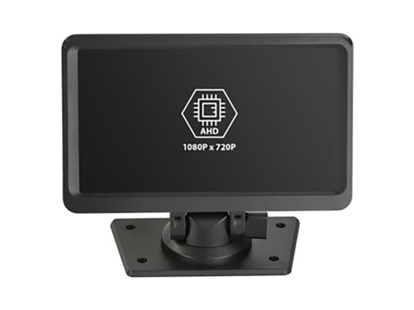 Monitor AHD universal 7" 2xvideoingång m/sughuvud 12V