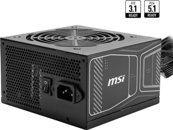 MSI MAG A750GN PCIE5, 750 W, 100 - 240 V, 47 - 63 Hz, 47 A, 63 A, Aktiv