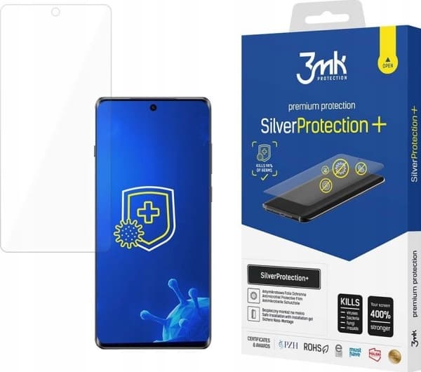 3MK Silver Protect+ Oppo Find X7Antimicrobial film mounted wet