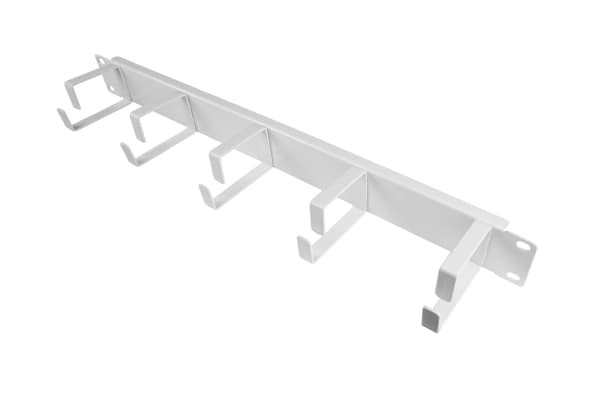 GC N0156 - 48,30cm (19") kaapelinhallintapaneeli, 5 kiinnikettä, 1 U, valkoinen (GC-N0156)